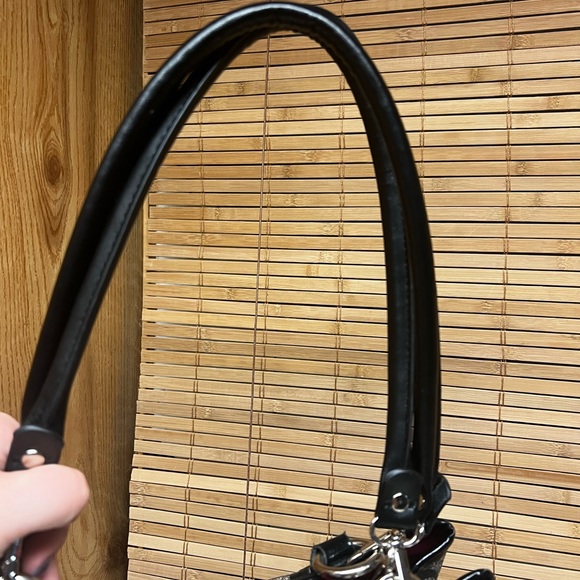 Coach Peyton Shopper Carryall (F18923) Bk/Gr - Picture 10 of 16